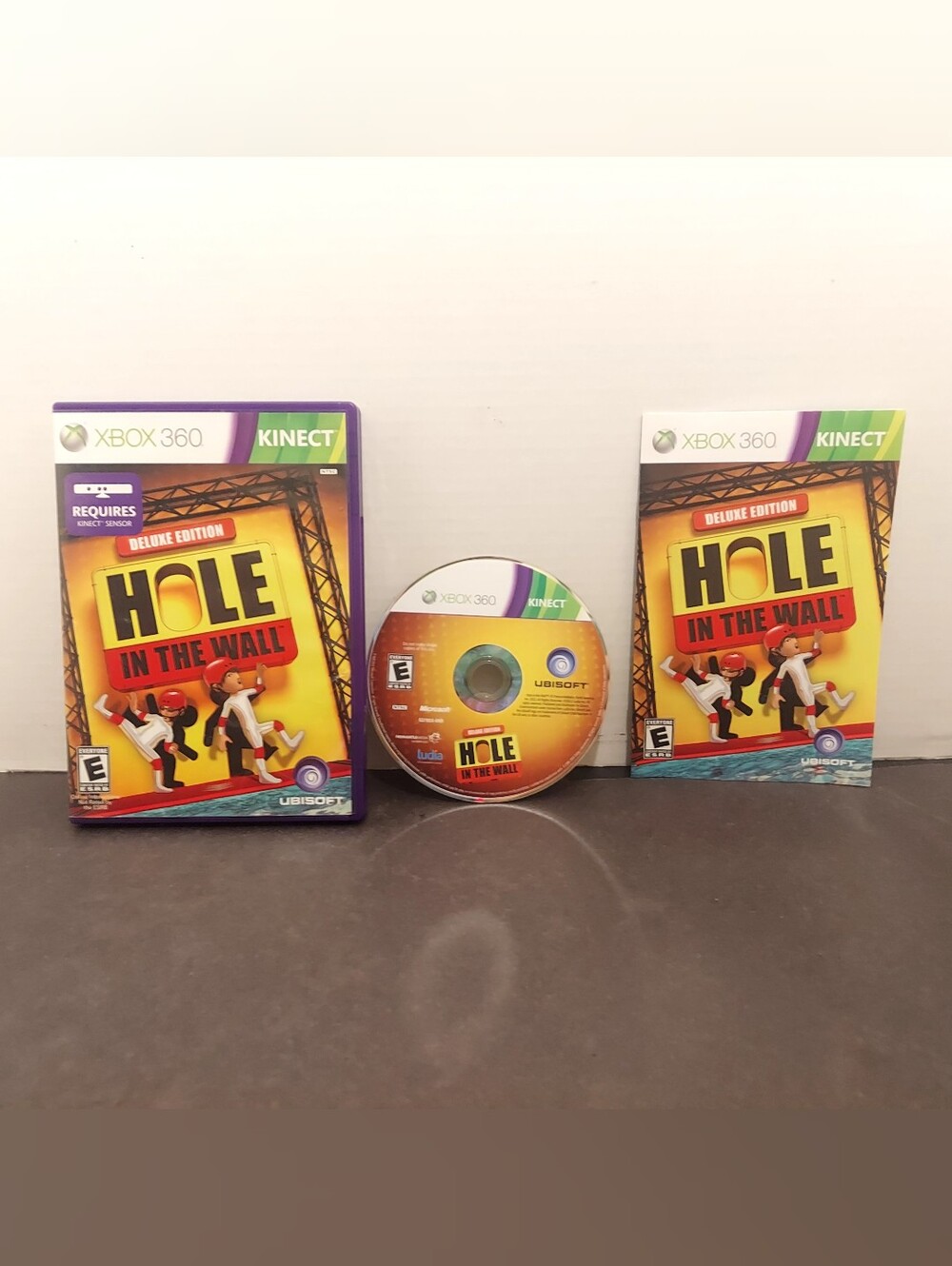 Hole in the Wall Deluxe Edition Xbox 360 Video Game Kids Toy Xbox kinect